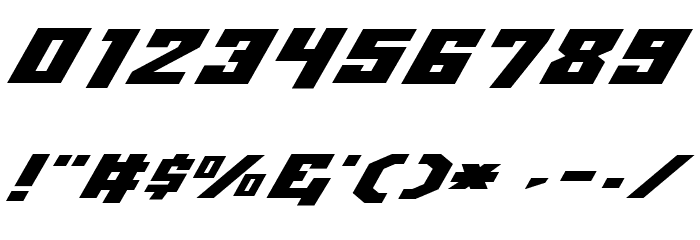 Whiskey Bravo Victor Ex Font OTHER CHARS