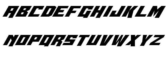 Whiskey Bravo Victor Expanded Font LOWERCASE