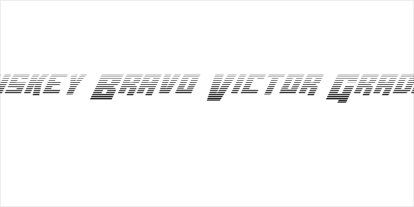 Whiskey Bravo Victor Gradient Logo