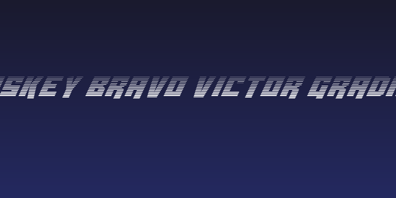 Whiskey Bravo Victor Gradient Social Header