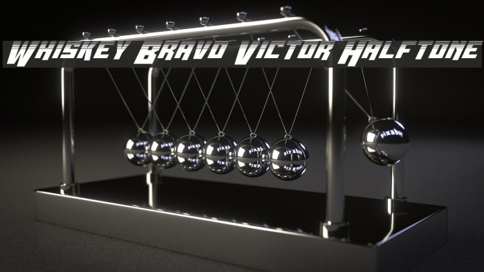 Whiskey Bravo Victor Halftone Example 3