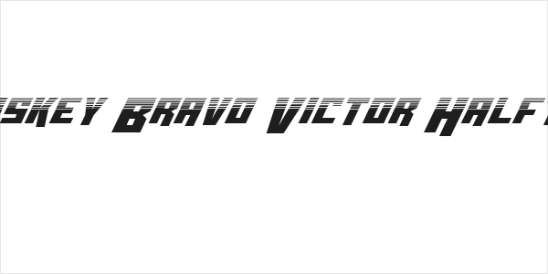 Whiskey Bravo Victor Halftone Logo