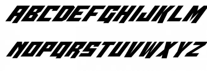Whiskey Bravo Victor Italic Fonte MINÚSCULAS