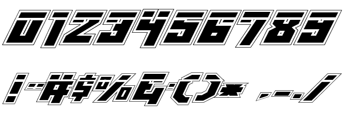 Whiskey Bravo Victor LasPro Font OTHER CHARS