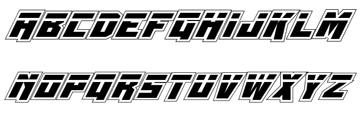 Whiskey Bravo Victor LasPro Font LOWERCASE