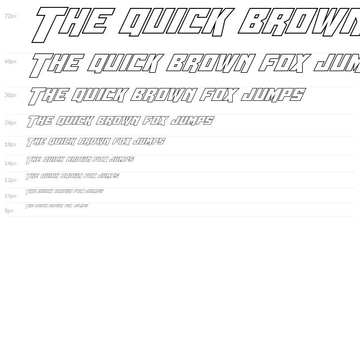 Whiskey Bravo Victor Outline Waterfall