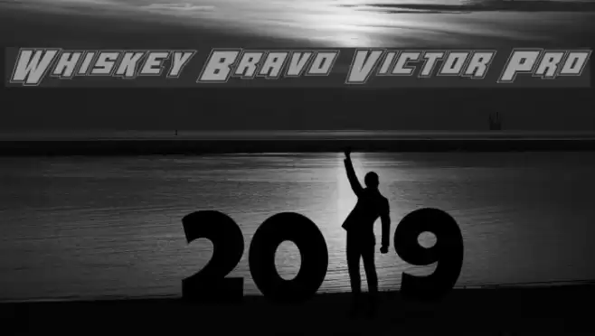 Whiskey Bravo Victor Pro Font examples
