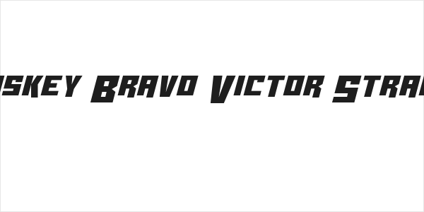 Whiskey Bravo Victor Straight Logo