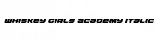 Whiskey Girls Academy Italic  免费字体下载