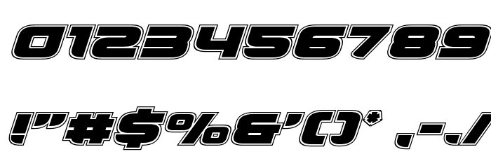 Whiskey Girls Academy Italic Font OTHER CHARS
