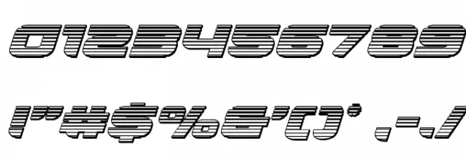 Whiskey Girls Chrome Italic Font OTHER CHARS