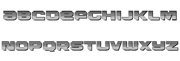 Whiskey Girls Chrome Font LOWERCASE