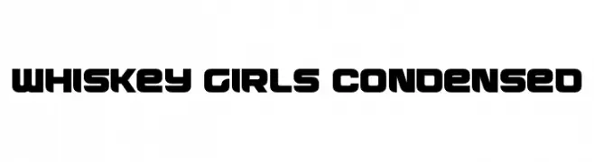 Whiskey Girls Condensed  baixar fontes gratis