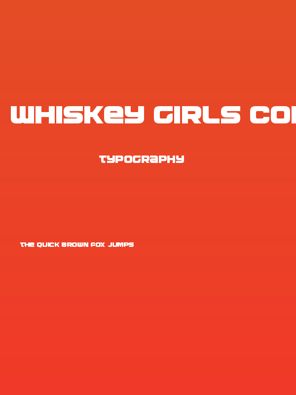 Whiskey Girls Condensed Poster