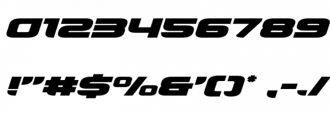 Whiskey Girls Expanded Italic Font OTHER CHARS