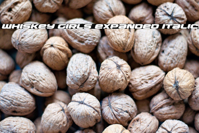 Whiskey Girls Expanded Italic Example 1
