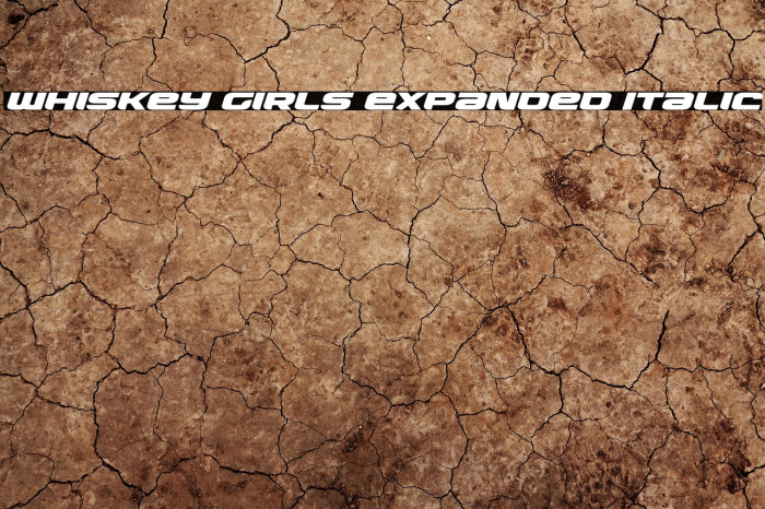 Whiskey Girls Expanded Italic Example 3
