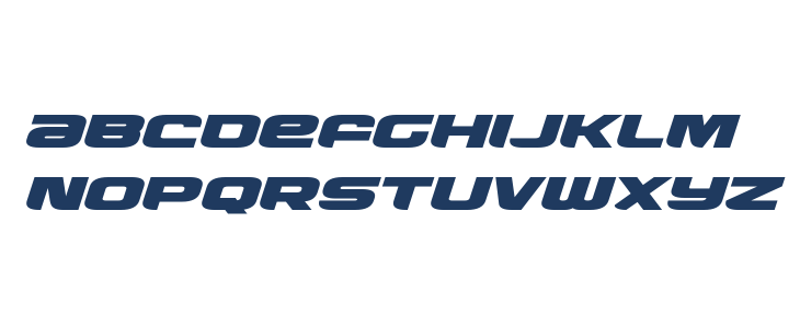 Whiskey Girls Expanded Italic Lowercase