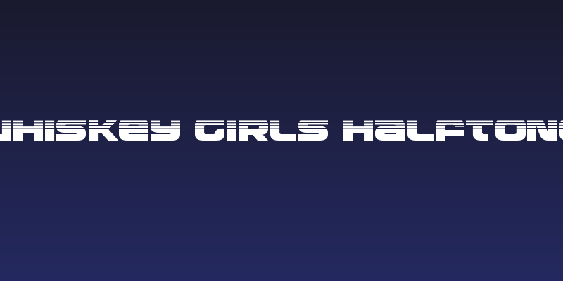 Whiskey Girls Halftone Social Header