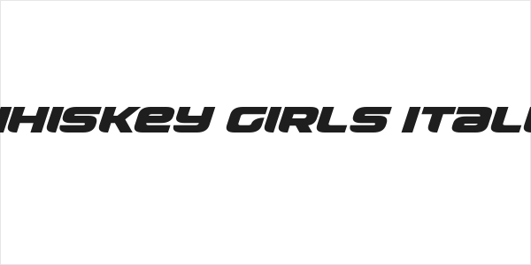 Whiskey Girls Italic Logo