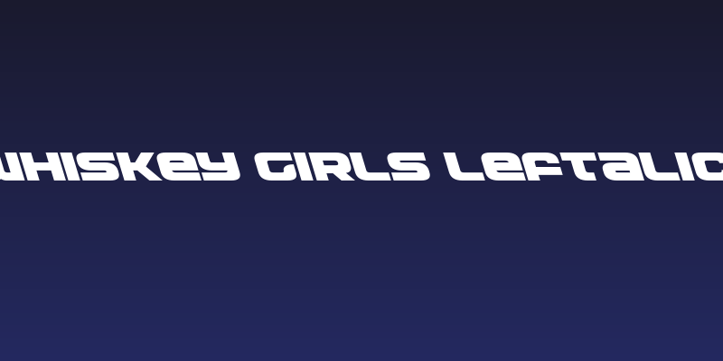 Whiskey Girls Leftalic Social Header