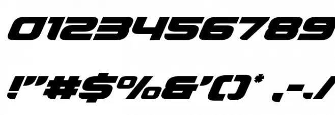 Whiskey Girls Super-Italic Font OTHER CHARS