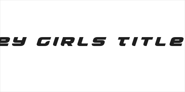 Whiskey Girls Title Italic Logo