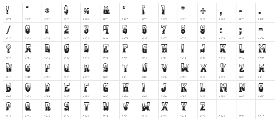 Whiskey Town Buzzed Character Map