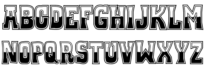 Whiskey Town Buzzed Font LOWERCASE