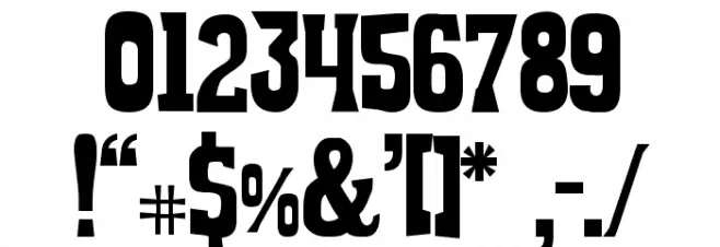 Whiskey Town Sober Font OTHER CHARS