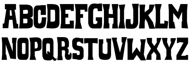 Whiskey Town Sober Font LOWERCASE