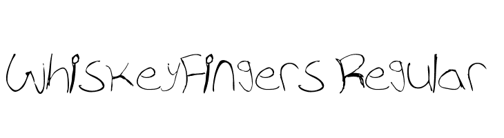 WhiskeyFingers-Regular  لخطوط تنزيل