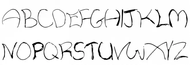 WhiskeyFingers-Regular Schriftart Groß