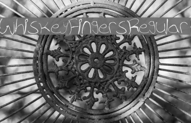 WhiskeyFingers-Regular Font examples