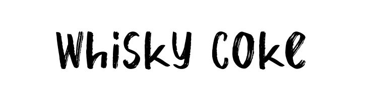 Whisky Coke  नि: शुल्क फ़ॉन्ट्स डाउनलोड