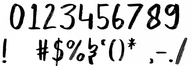 Whisky Coke Font OTHER CHARS