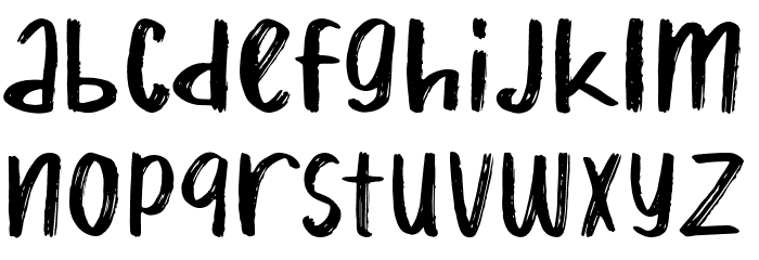 Whisky Coke Font LOWERCASE