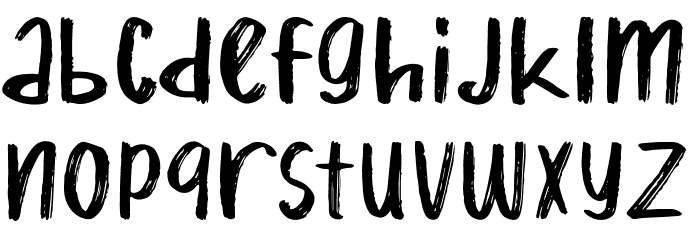 Whisky Coke Font LOWERCASE