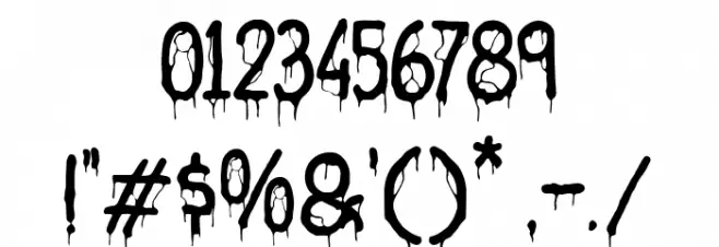 WhisperNightDemo Font OTHER CHARS