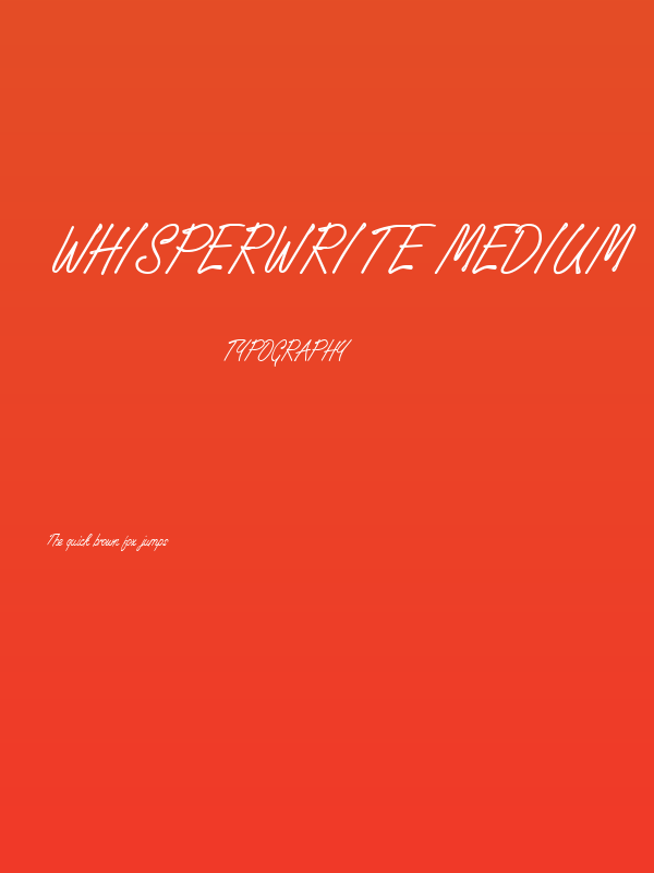 WhisperWrite Medium Poster