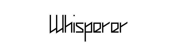 Whisperer  Free Fonts Download