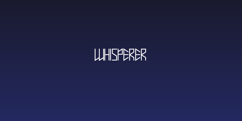 Whisperer Social Header
