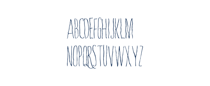 Whisperings-Regular Lowercase