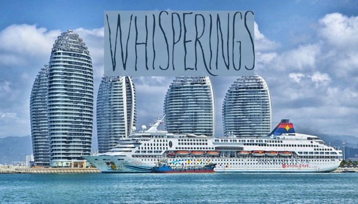 Whisperings Font examples