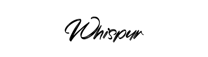 Whispur  Frei Schriftart Herunterladen