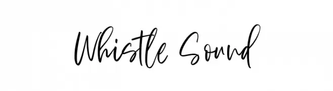 Whistle Sound  Frei Schriftart Herunterladen