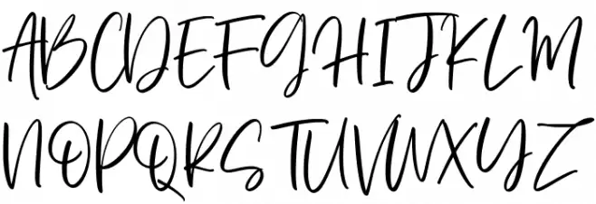 Whistle Sound Schriftart Groß