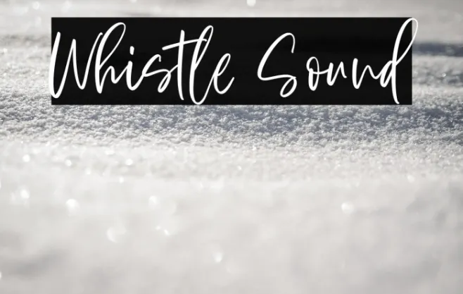 Whistle Sound Example 1