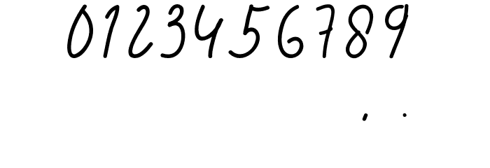 Whistle Font OTHER CHARS