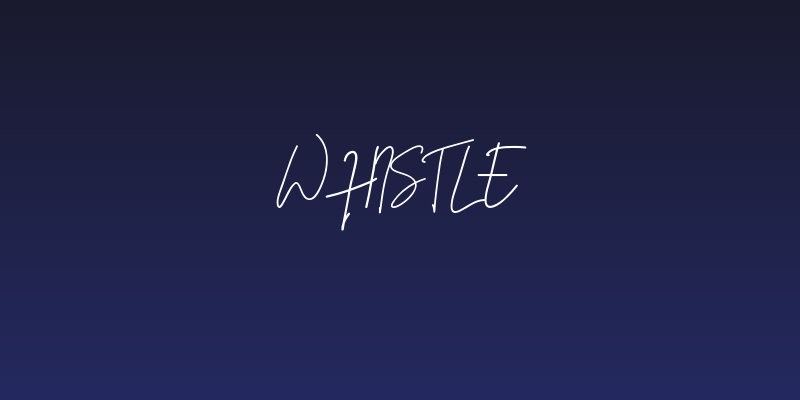 Whistle Social Header